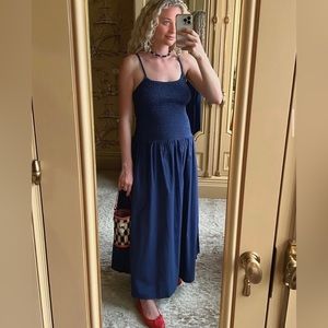 Modern Citizen Venus Smocked Midi Dress, NWT